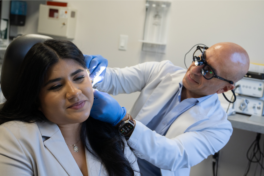 ENTA doctor seeing patient